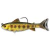 LIVETARGET TROUT (PARR) SWIMBAIT GOLD/OLIVE 131 MM 35 G SINKING