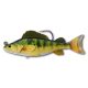 LIVETARGET YELLOW PERCH SWIMBAIT YELLOW/GREEN 134 MM 35 G SINKING