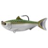 LIVETARGET SCALED SARDINE SWIMBAIT SILVER/GREEN 115 MM 28 G SINKING