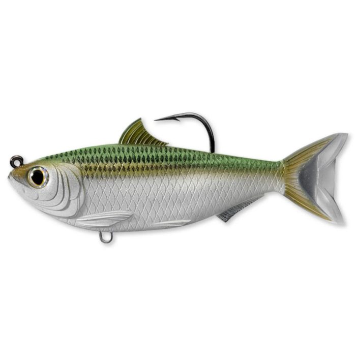 LIVETARGET SCALED SARDINE SWIMBAIT SILVER/GREEN 115 MM 28 G SINKING