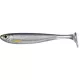 LIVETARGET SLOW-ROLL SHINER PADDLE TAIL SILVER/SMOKE 125 MM - SLOW SINKING