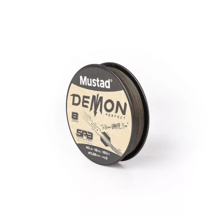 MUSTAD DEMON PERFECT BRAID 50LB/0.30 MM,165YD/150M G