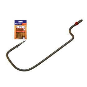 MUSTAD TAK-OFFSET WORM, 2/0 6DB/CSOMAG