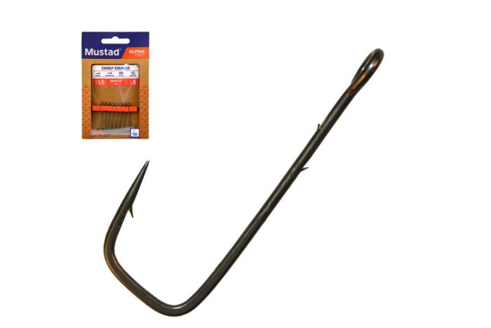 MUSTAD CHEBU SQUARED, 1/0 6PIECES/BAG
