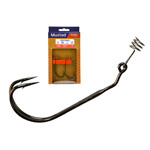 MUSTAD FROG DOUBLE HOOK - 2X STRONG 3.5G BLACK NICKEL 2/1 2DB/CS