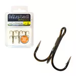 MUSTAD NP ROUND BEND TREBLE HOOK 4 6DB/CSOMAG