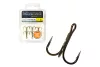MUSTAD NP ROUND BEND TREBLE HOOK 4 6DB/CSOMAG