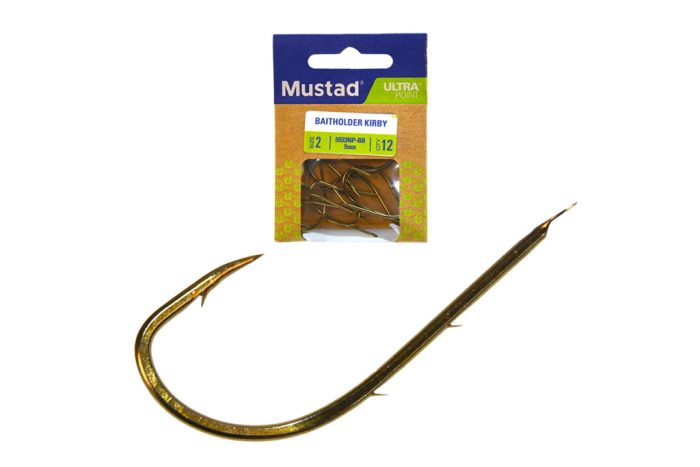MUSTAD BAITHOLDER HOOK 2 12DB/CSOMAG