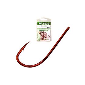 MUSTAD RED BAITHOLDER HOOK 2/0 7DB/CSOMAG