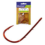 MUSTAD RED BAITHOLDER HOOK 1 14DB/CSOMAG