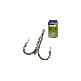 MUSTAD UN INLINE TREBLE - 5X STRONG TITAN STEEL 1 4DB/CS