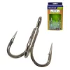 MUSTAD UN INLINE TREBLE - 5X STRONG TITAN STEEL 7/0 2DB/CS