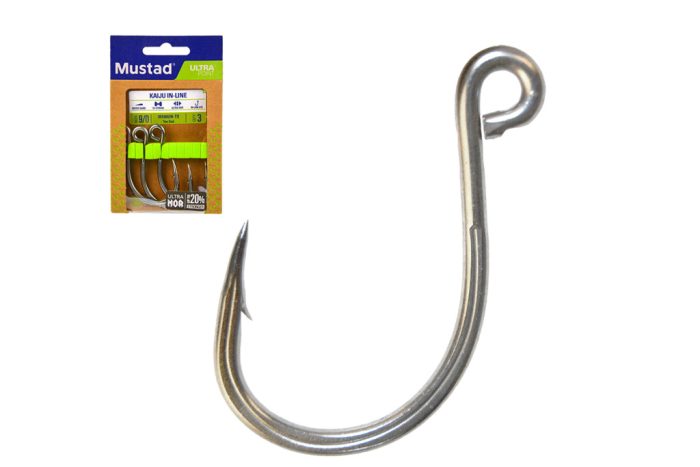 MUSTAD KAIJU IN-LINE TITAN STEEL 9/0  3DB/CSOMAG
