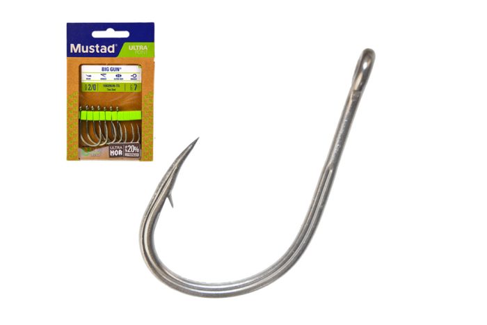 MUSTAD BIG GUN® TITAN STEEL 2/0 7DB/CS