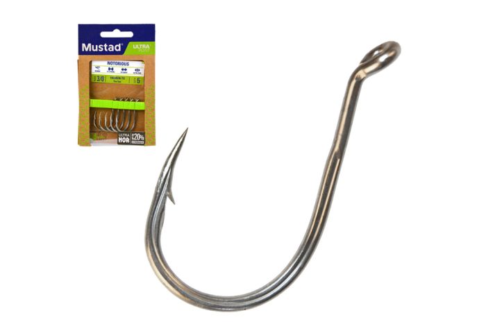 MUSTAD NOTORIOUS TITAN STEEL 3/0 5DB/CS