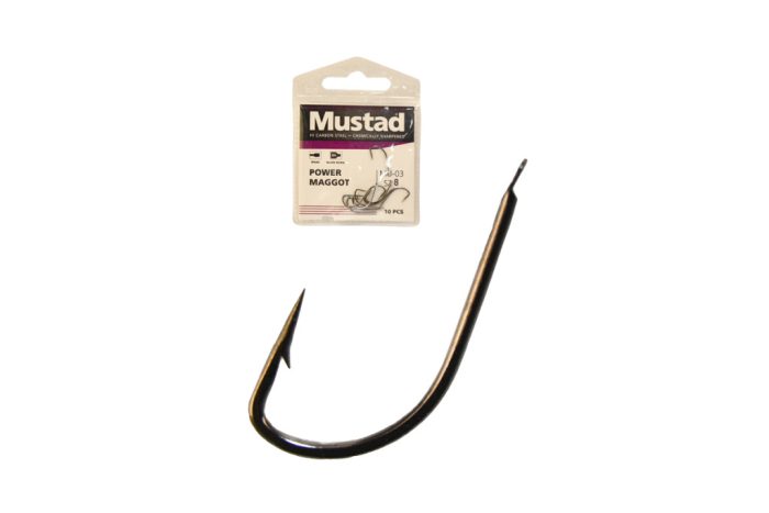 MUSTAD ULTRA NP POWER MAGGOT SPADE BARBED 8 10DB/CSOMAG