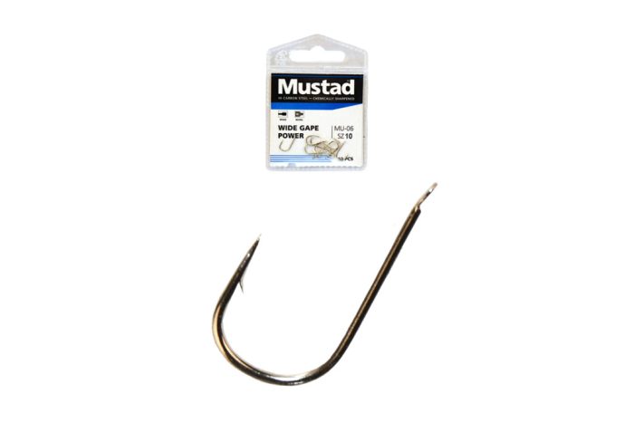 MUSTAD ULTRA NP WIDE GAPE POWER SPADE BARBED 10 10DB/CSOMAG
