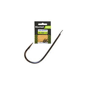   MUSTAD ULTRA NP WIDE ROUND BEND MATCH SPADE BARBED 10 10DB/CSOMAG