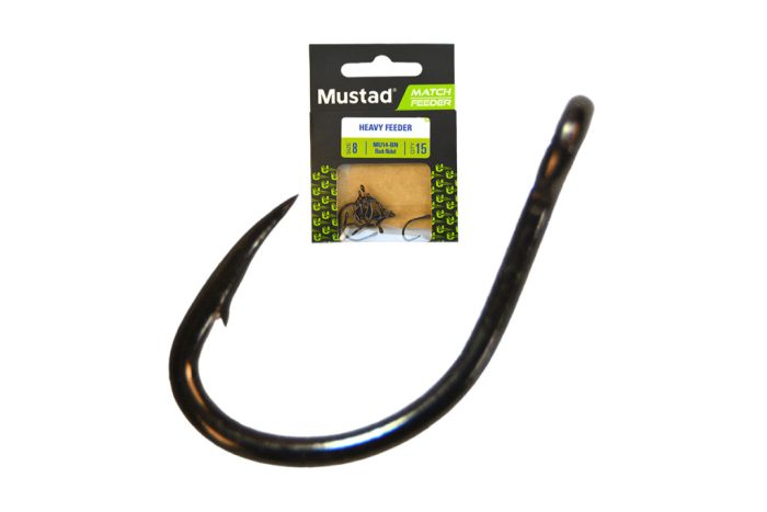 MUSTAD ULTRA NP EYED HEAVY FEEDER EYED BARBED 8 15DB/CSOMAG