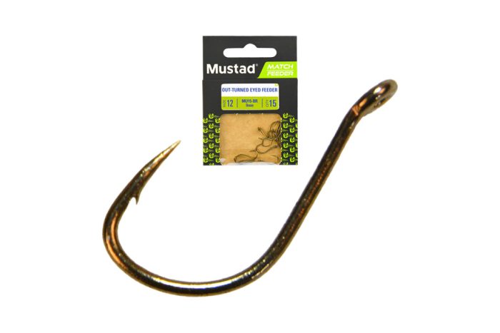 MUSTAD ULTRA NP OUT TURNED EYED FEEDER 12 15DB/CSOMAG