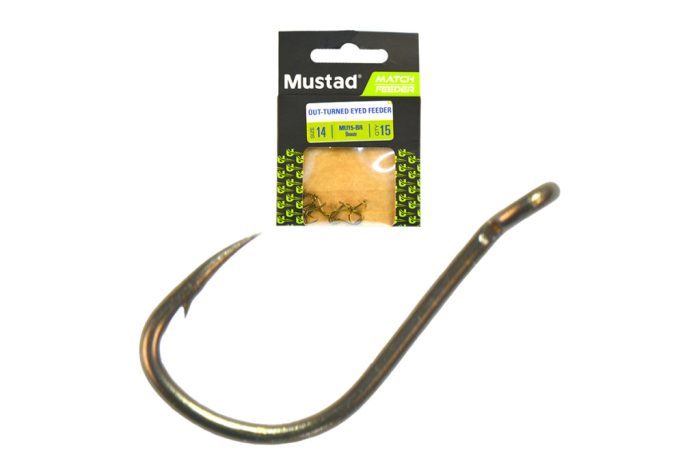 MUSTAD ULTRA NP OUT TURNED EYED FEEDER 14 15DB/CSOMAG