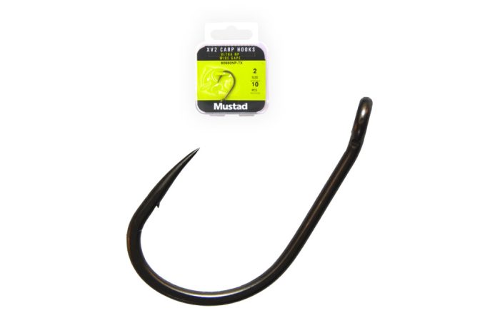 MUSTAD ULTRA NP CARP XV2 WIDE GAPE 1 10DB/CSOMAG