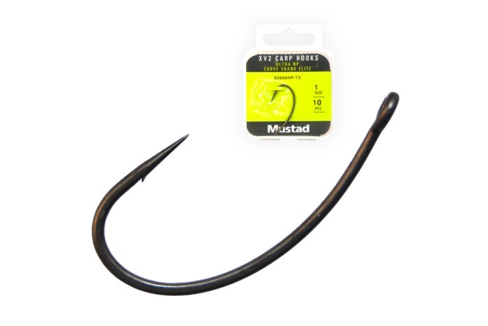 MUSTAD ULTRA NP CARP XV2 CURVE SHANK ELITE 1 10DB/CSOMAG