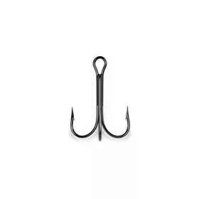 MUSTAD TREBLE HOOKS 14 BLACK NICKEL 25DB/CSOMAG