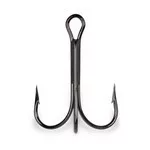 MUSTAD TREBLE HOOKS 16 BLACK NICKEL 25DB/CSOMAG