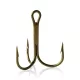 MUSTAD ROUND TREBLE HOOKS 2 BRONZE 25DB/CSOMAG