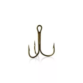 MUSTAD ROUND TREBLE HOOKS 2 BRONZE 25DB/CSOMAG