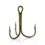 MUSTAD ROUND TREBLE HOOKS 8 BRONZE 25DB/CSOMAG