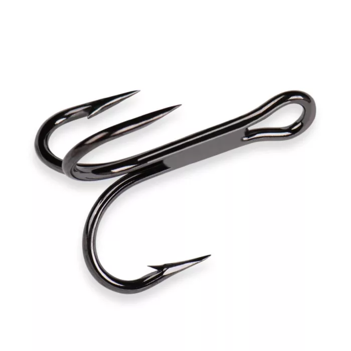 MUSTAD KINGFISHTREBLEHHOOK 4X STRONG 1 BLACK NICKEL 5DB/CSOMAG