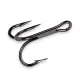 MUSTAD KINGFISHTREBLEHHOOK 4X STRONG 1 BLACK NICKEL 5DB/CSOMAG