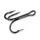 MUSTAD KINGFISHTREBLEHHOOK 4X STRONG 2 BLACK NICKEL 5DB/CSOMAG