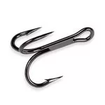 MUSTAD KINGFISHTREBLEHHOOK 4X STRONG 4 BLACK NICKEL 5DB/CSOMAG