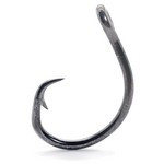 MUSTAD DEMON OFFSET CIRCLE 4X STRONG-BLACK NICKEL 12/0  3DB/CSOMAG