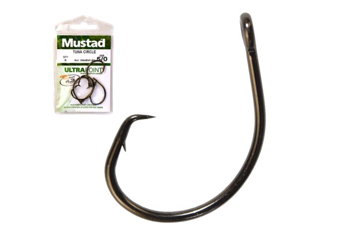 MUSTAD TUNA CIRCLE HOOKS 10/0 3DB/CSOMAG