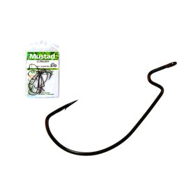 MUSTAD LIGHT WIRE SOFT PLASTIC HOOK 1/0 7DB/CSOMAG