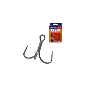 MUSTAD IN-LINE TRIPLE GRIP SHORT, 1 6DB/CSOMAG