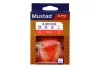 MUSTAD IN-LINE TRIPLE GRIP, RED TINSEL, 2 2DB/CSOMAG
