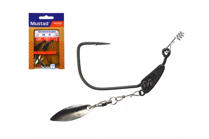 MUSTAD INFILTRATOR BLADE WEIGHT, 3/0, 5G 2DB/CSOMAG