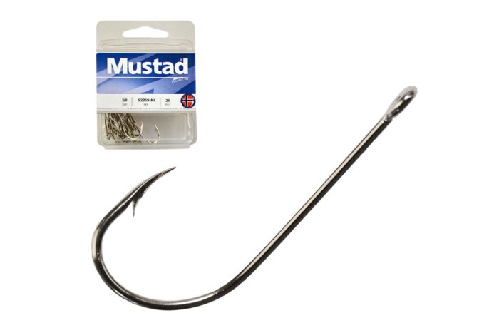 MUSTAD LONG SHANK BEAK 2/0 NICKEL 25PCS/BAG