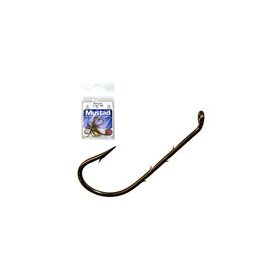 MUSTAD BEST KIRBY HOOKS 1 BRONZE 10PCS/BAG