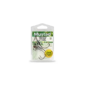 MUSTAD POWERLOCK PLUS WITH SPRING KEEPER  3/0 3DB/CSOMAG