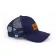 MUSTAD GREY TRUCKER CAP - WOVEN PATCH - 114