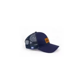 MUSTAD GREY TRUCKER CAP - WOVEN PATCH - 114