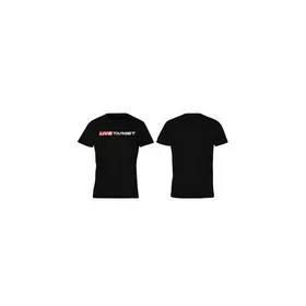 LIVETARGET BLACK BRAND COTTON SHIRT S