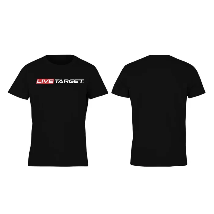 LIVETARGET BLACK BRAND COTTON SHIRT XL