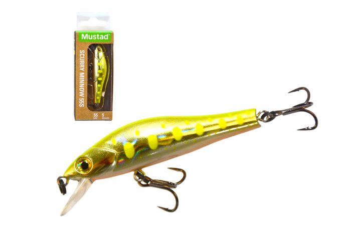 MUSTAD SCURRY MINNOW 55S YELLO